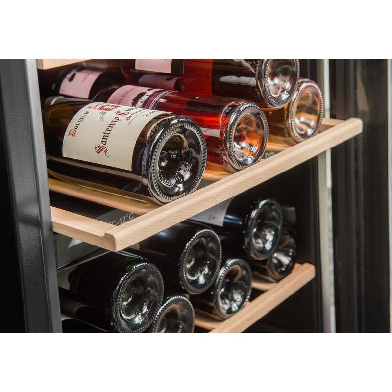 Dual-zone temperature-controlled cellar LS51.2ZBLACK 50 Bottles - La Sommelière