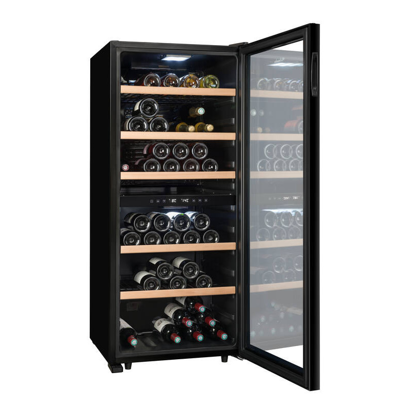 Dual Zone Wine Cooler LS102DZBLACK 102 Bottles - La Sommelière